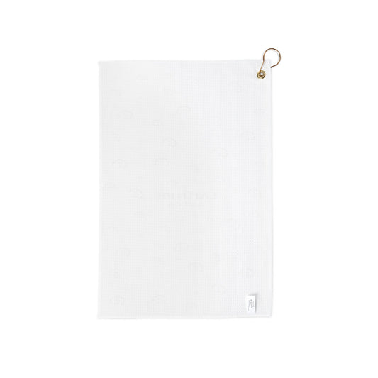 Waffle Weave Golf Towel with D-Ring