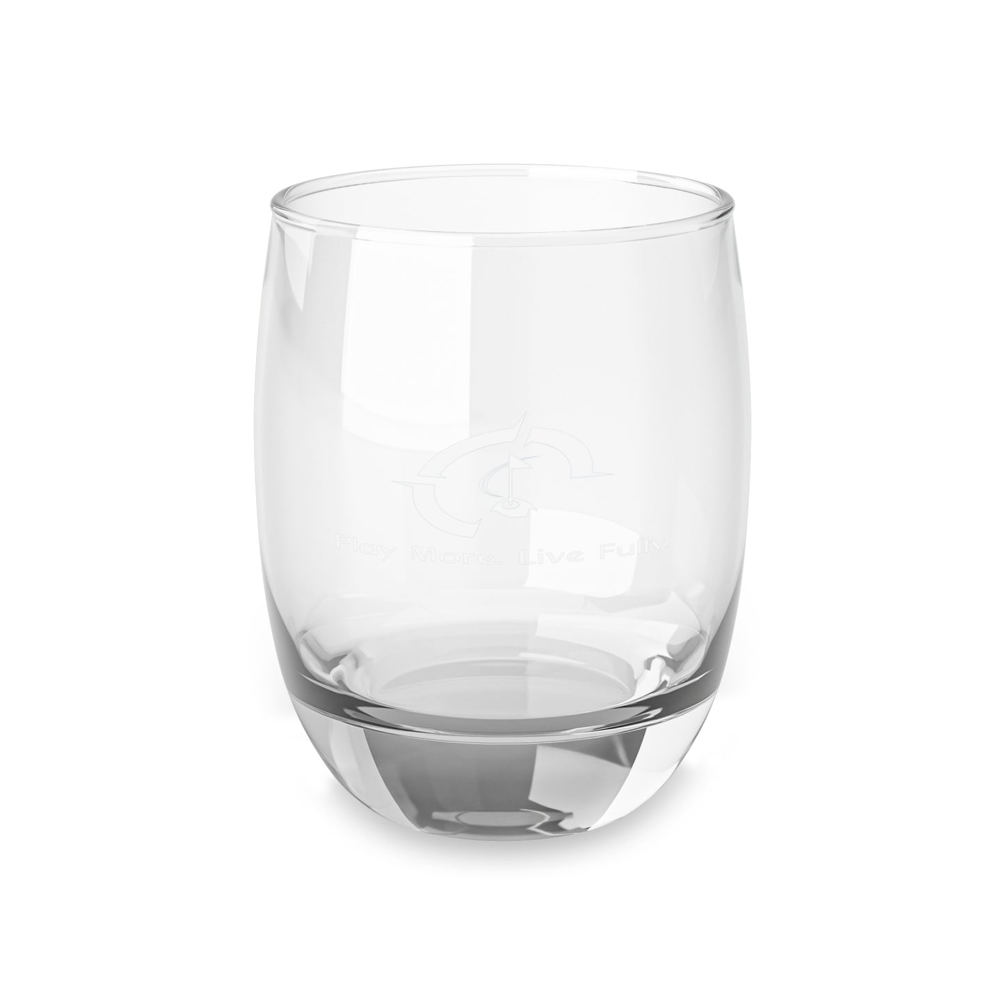 Play More Round Whiskey Glass