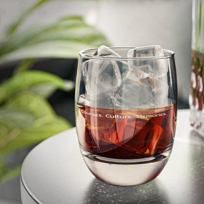 Memories Round Whiskey Glass