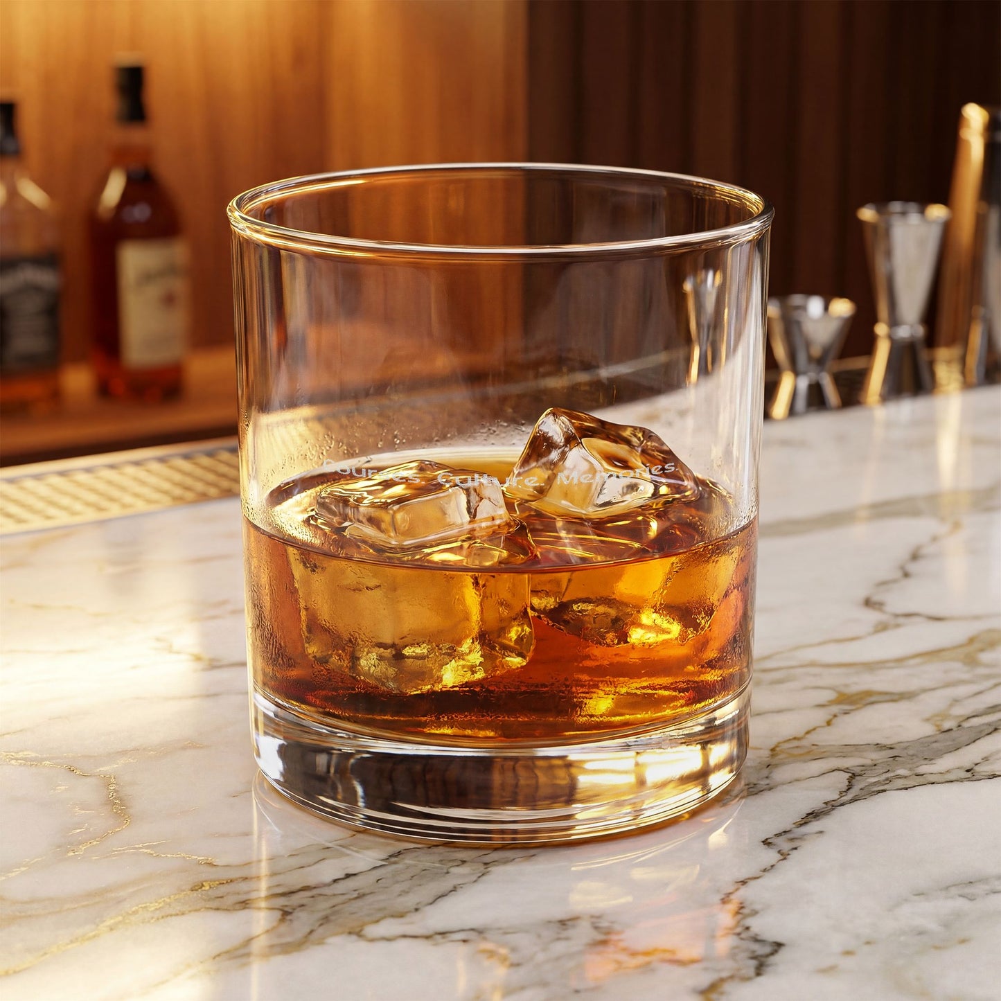 Memories Engraved Whiskey Glass