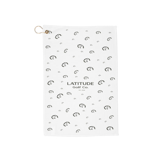 Waffle Weave Golf Towel with D-Ring